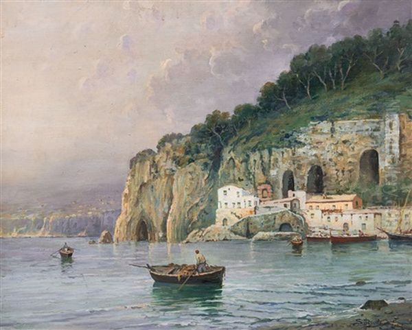 Paesaggio Costiero Oil Painting by Salvatore Petruolo