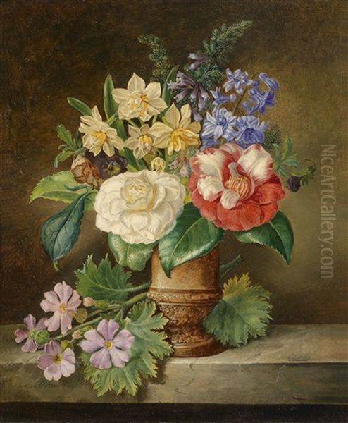 Blumenstuck Mit Narzissen by Franz Xaver Petter