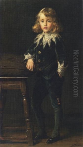 Portrait Of William Pettie Watt Oil Painting by John Pettie