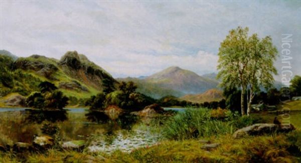 Rydal Water, Keswick Oil Painting by Joseph Paul Pettitt