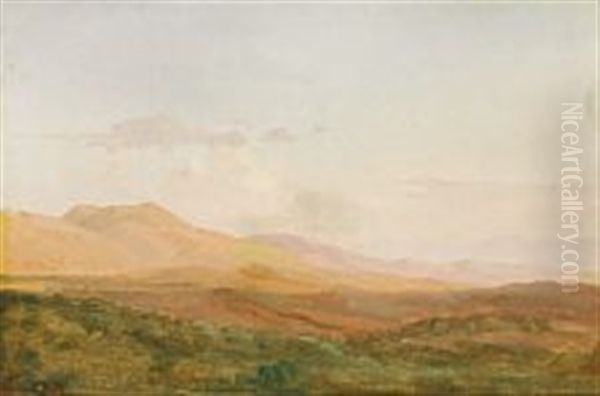 From The Sabine Hills Oil Painting by Frederik (Fritz) Petzholdt