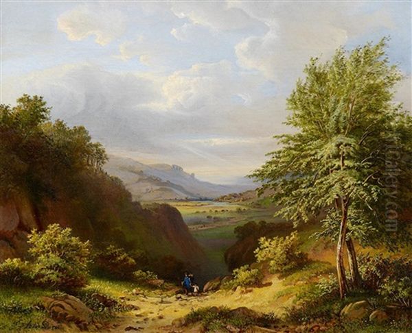 Weite Landschaft Oil Painting by Adam van Peursen