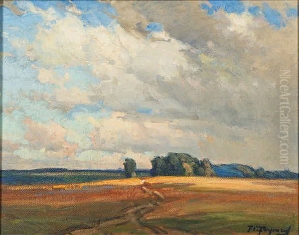 Summer Afternoon Near Dundee, Illinois by Frank Charles Peyraud