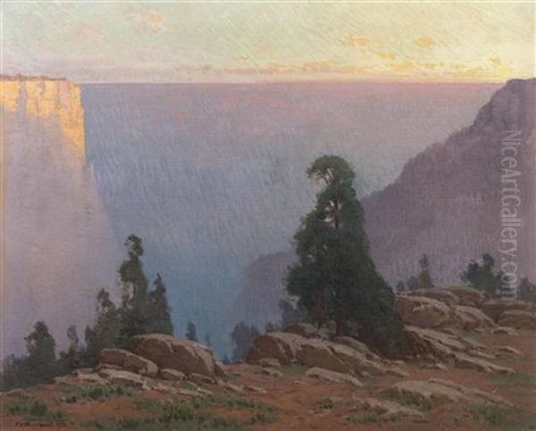 The Grand Canyon Oil Painting by Frank Charles Peyraud