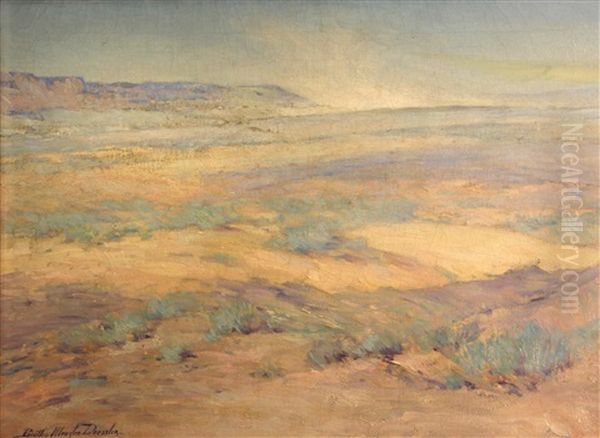 Flowering Dunes Oil Painting by Bertha Menzler Peyton