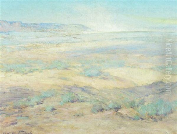 Flowering Dunes Oil Painting by Bertha Menzler Peyton