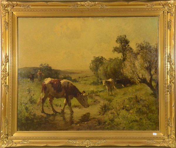 Vaches by Aymar (Aimard Alexandre) Pezant