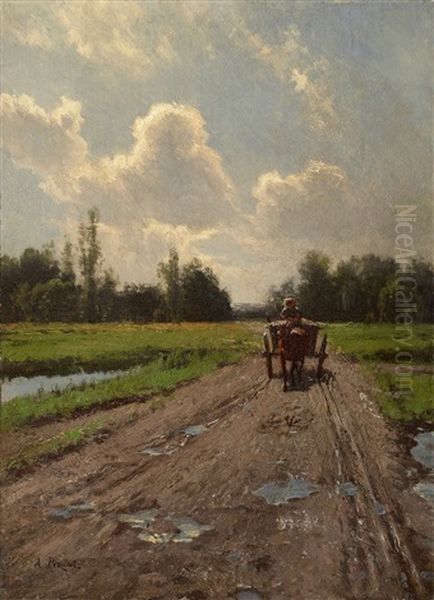 Heimkehr Von Der Ernte Oil Painting by Aymar (Aimard Alexandre) Pezant