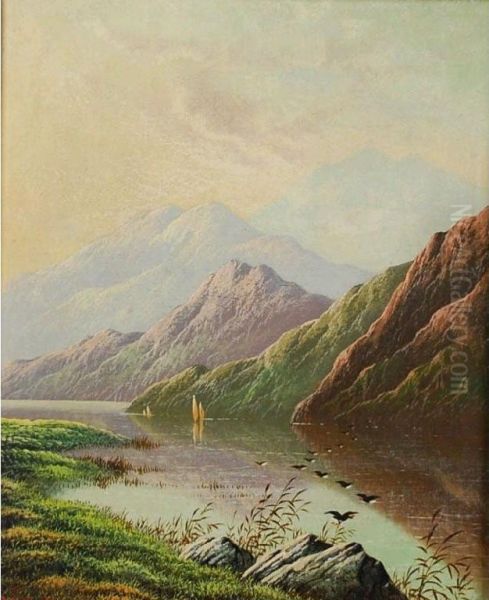 West Of Beddgelert Oil Painting by Edwin H., Boddington Jnr.