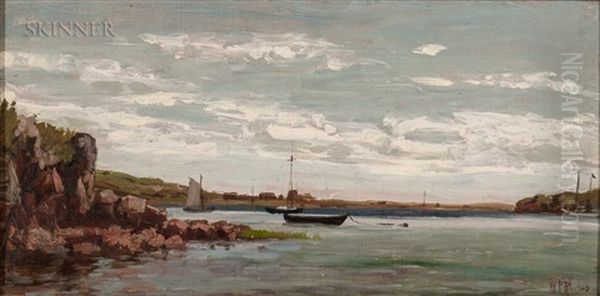 York Harbor, Maine Oil Painting by William Preston Phelps