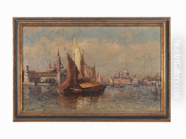 View Of Venice Oil Painting by William Preston Phelps