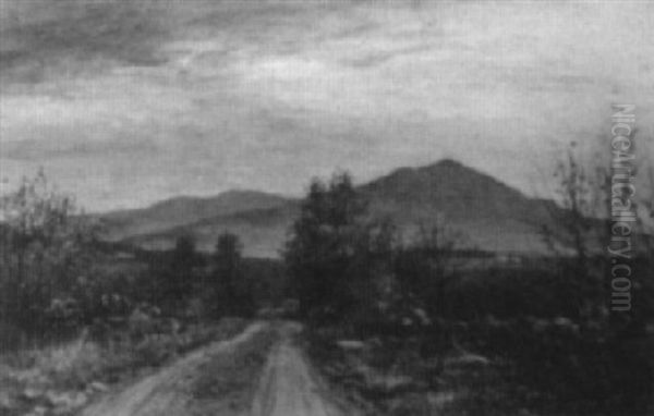 Mt. Monadnock From The Road Oil Painting by William Preston Phelps