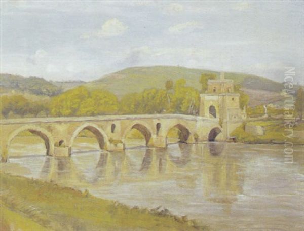 Fra Ponte Molle Oil Painting by Theodor Philipsen