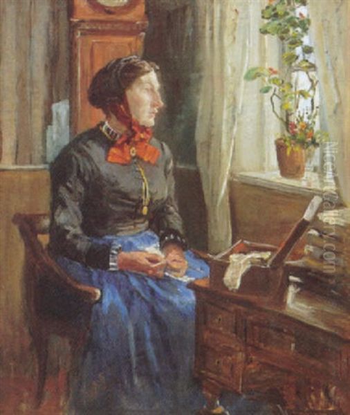 Interior Fra Ferd Oil Painting by Theodor Philipsen