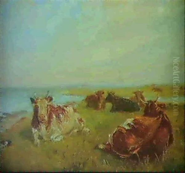 Koer Pa Saltholm Oil Painting by Theodor Philipsen