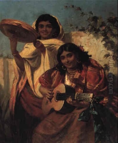 Gitanes Espagnoles Oil Painting by John Phillip