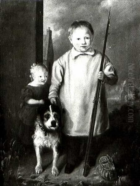 The Little Fisher Friends Oil Painting by John Phillip