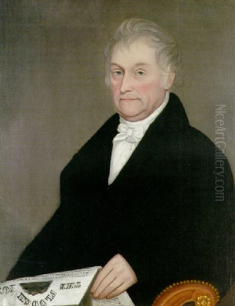 Judge Isaac Smith Oil Painting by Ammi Phillips