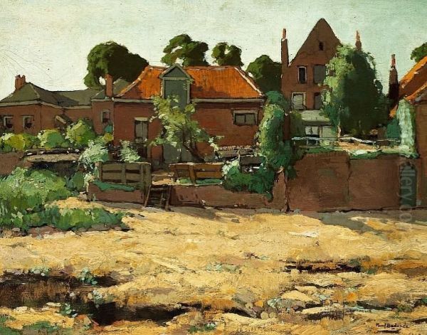 In The Outskirts Of The Village Oil Painting by Paul Bodifee