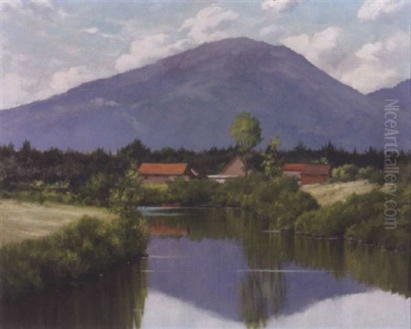 Wilmington Notch Oil Painting by John Campbell Phillips