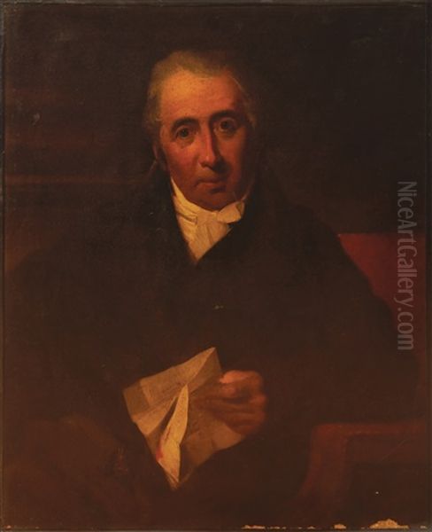 Portrait Of Thomas Holcroft (1745-1809), Oil Painting by Thomas Phillips