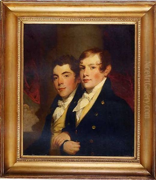 Portrait Des Freres Brown Oil Painting by Thomas Phillips