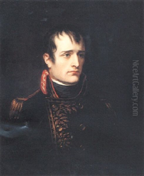 Portrait Of Napoleon Bonaparte Oil Painting by Thomas Phillips