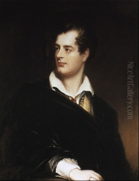 Portrait Of George Gordon, 6th Lord Of Byron Oil Painting by Thomas Phillips