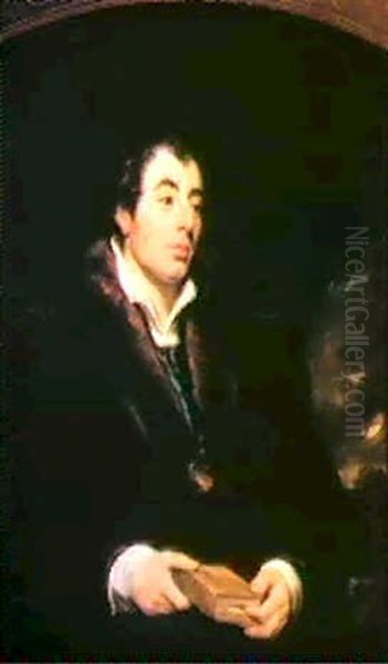 Portrait Of Robert Southey (1774-1843) Oil Painting by Thomas Phillips