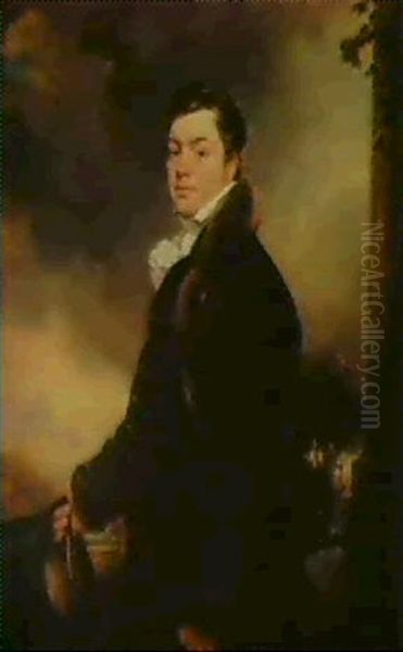 Portrait Of Lieutenant Colonel John Purcell, Later          Fitzgerald Oil Painting by Thomas Phillips