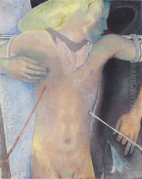 St. Sebastian Oil Painting by Glyn Warren Philpot