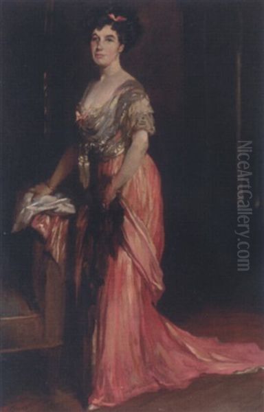 Portrait Of Muriel Muirhead Oil Painting by Glyn Warren Philpot