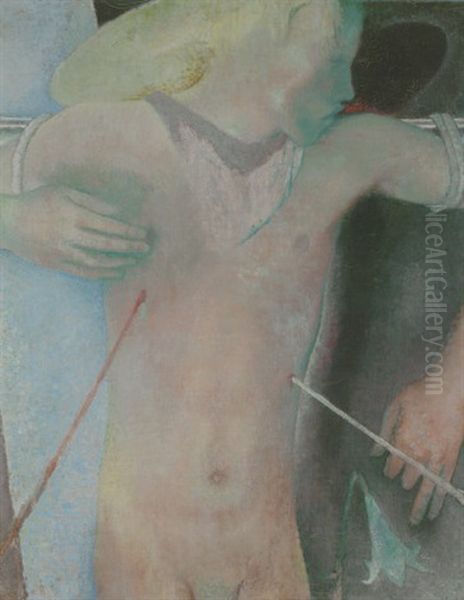 Saint Sebastian Oil Painting by Glyn Warren Philpot