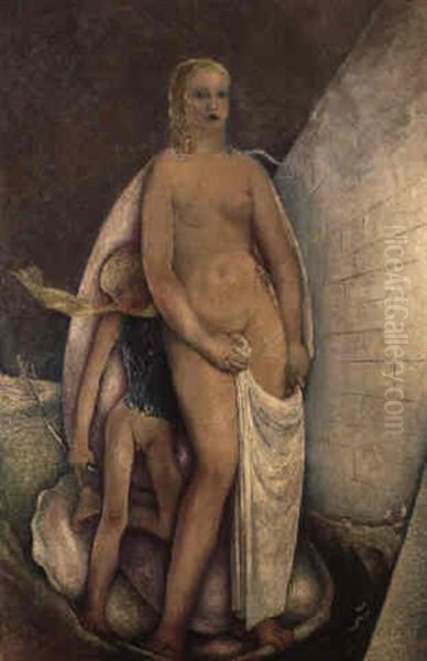 Aphrodite Oil Painting by Glyn Warren Philpot