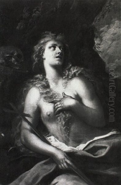 The Penitent Magdalen Oil Painting by Giuseppe Antonio Pianca