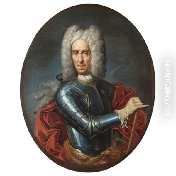 Ritratto Di Eugenio Di Savoia Oil Painting by Giovanni Maria Delle Piane