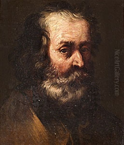 Apostlahuvud Oil Painting by Giovanni Battista Piazzetta