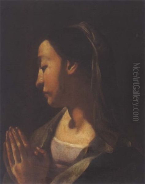 Betende Madonna (madonna In Preghiera) Oil Painting by Giovanni Battista Piazzetta