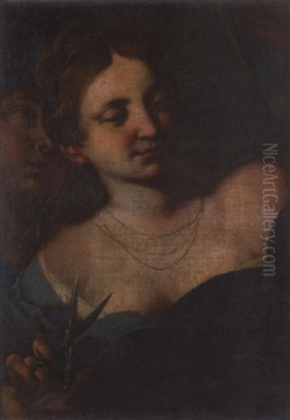 Delilah Oil Painting by Giovanni Battista Piazzetta