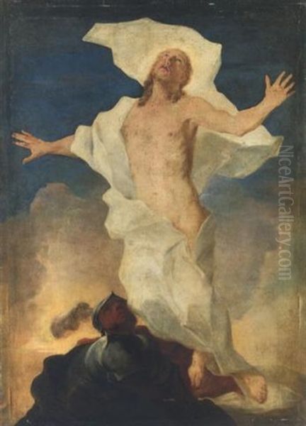 Cristo Risorto Oil Painting by Giovanni Battista Piazzetta