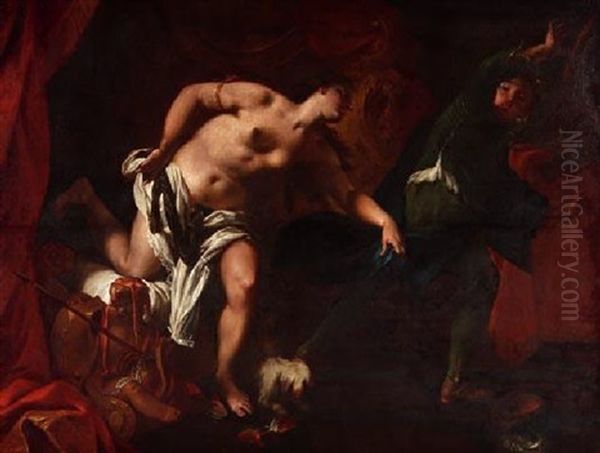 Joseph Und Potiphars Weib Oil Painting by Giovanni Battista Piazzetta