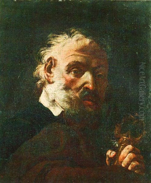 St. Peter Oil Painting by Giovanni Battista Piazzetta