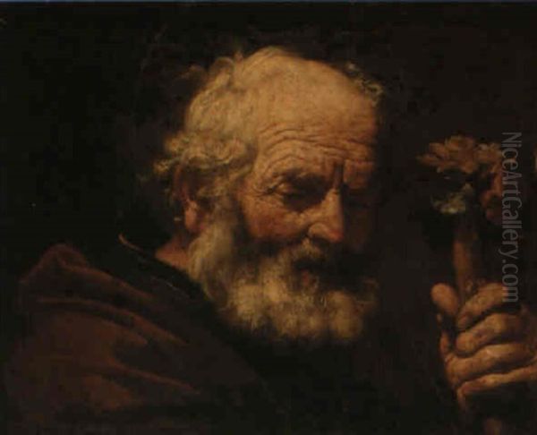 St. Joseph Oil Painting by Giovanni Battista Piazzetta