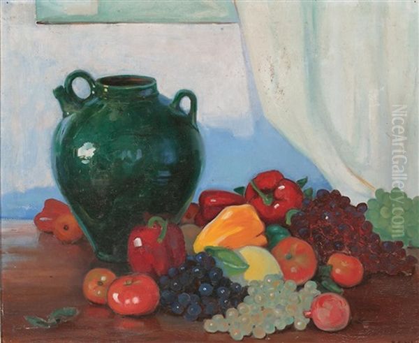 Bodegon Oil Painting by Ramon Pichot Girones