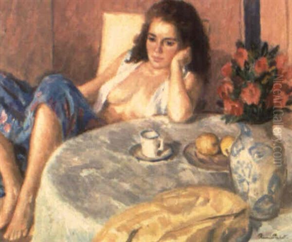 Muchacha Oil Painting by Ramon Pichot Girones