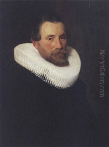 Portrait Of A Gentleman Oil Painting by Nicolaes Eliasz Pickenoy