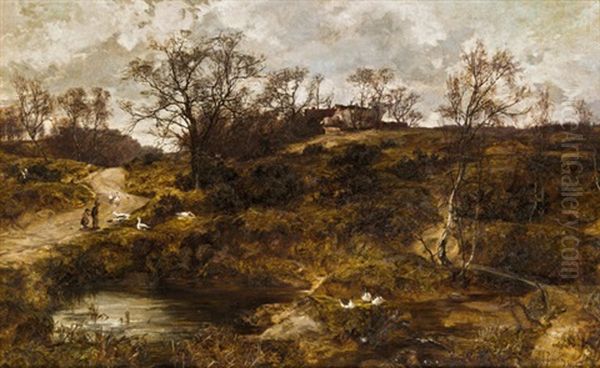 Fruhlingslandschaft Oil Painting by Joseph Langsdale Pickering