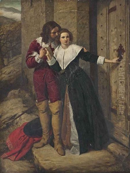 Being Held A Foe, He May Not Have Access To Breathe Such Vows As Lovers Use To Swear Oil Painting by Frederick Richard Pickersgill