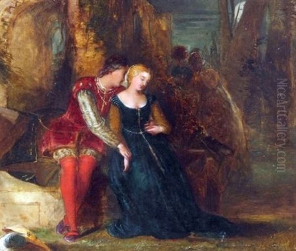 Jealousy Oil Painting by Frederick Richard Pickersgill