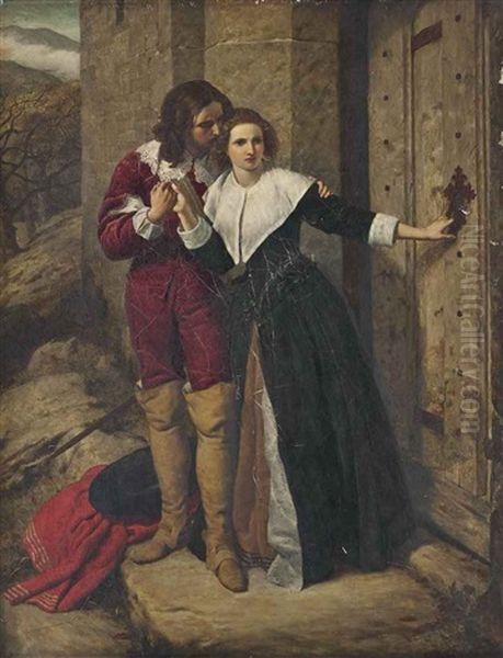 Being Held A Foe, He May Not Have Access To Breathe Such Vows As Lovers Use To Swear - Romeo And Juliet, Act Ii: Prologue Oil Painting by Frederick Richard Pickersgill